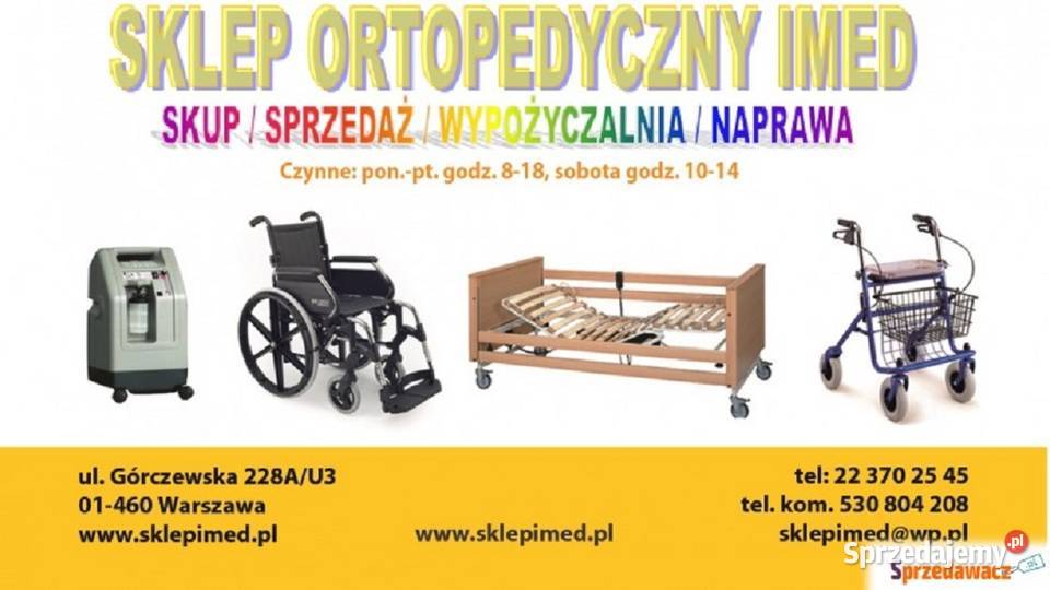 WÓZEK Inwalidzki Wypożyczalnia Sprzedaż Warszawa mazowieckie