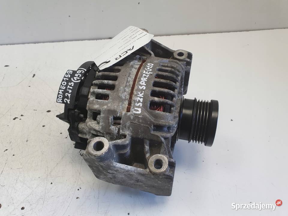 Alfa Romeo 159 22 JTS ALTERNATOR bosch Układ elektryczny silnika lubelskie Janów