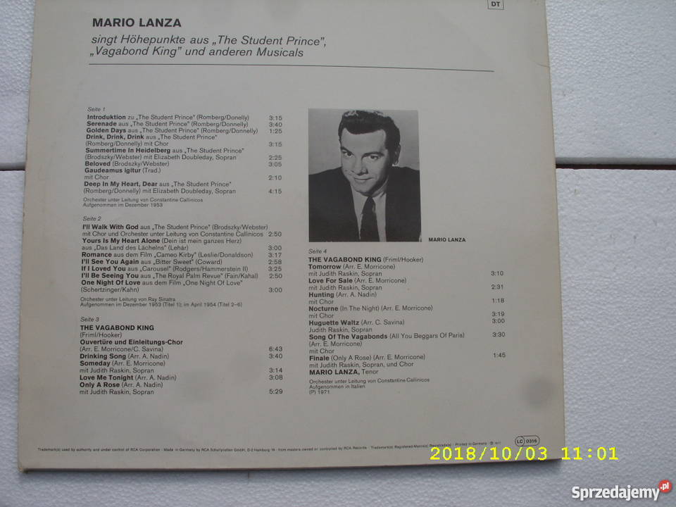 M LANZATHE VAGABOND KING 2 LP winyl Wołów