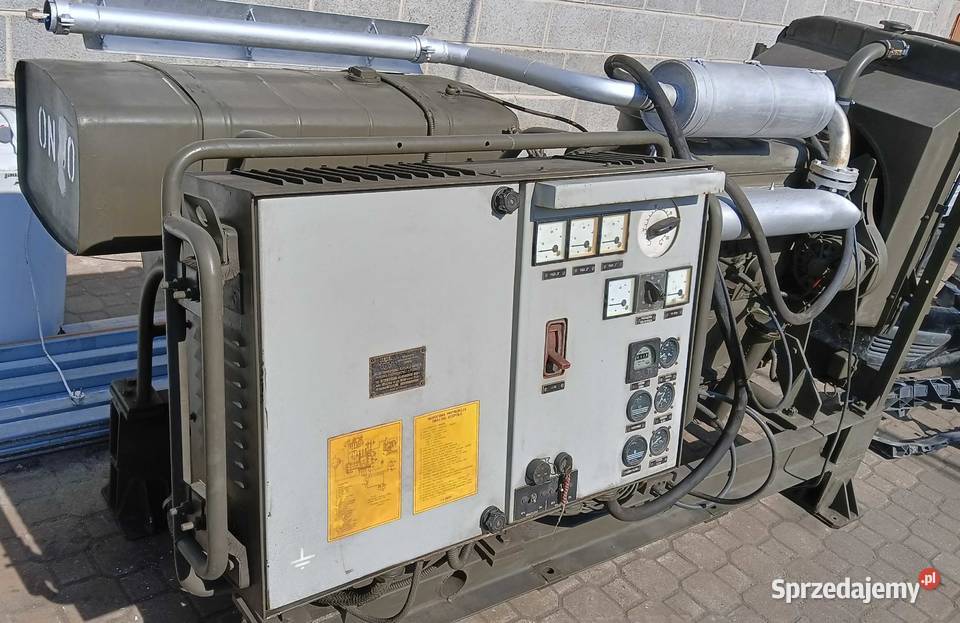 Wojskowy agregat prądotwórczy 55kVA PAD36 Skierniewice sprzedam