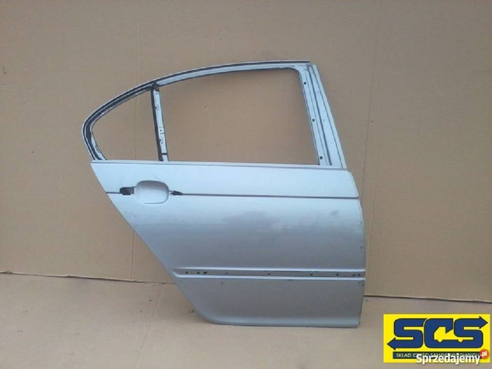 BMW SERIA 3 E46 SEDAN DRZWI PRAWY TYLNE TYŁ 9807 Bieleń