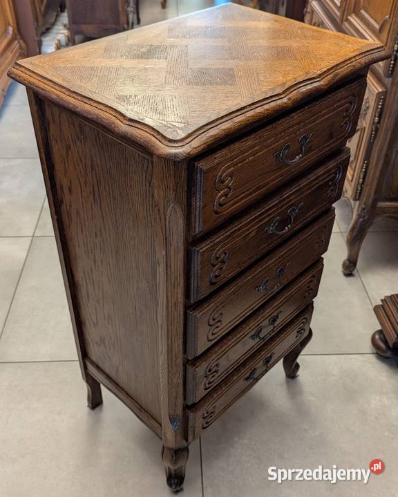 Dębowa szyfonierakomoda ludwikowska sklep Meble