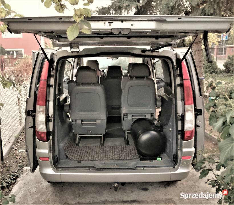 Mercedes Viano 32 LPG 220 nie Vito Van 7 osób skórzana tapicerka Inowrocław