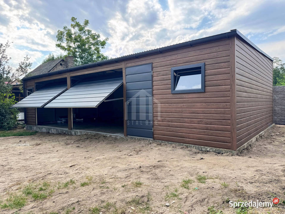 Garaż blaszany 10x3m brama drzwi okno Opole
