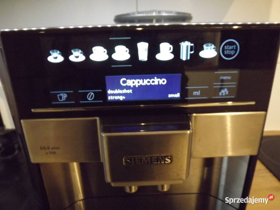 Ekspres do kawy Siemens EQ6 plus s700 AGD drobne warmińsko-mazurskie Szczytno