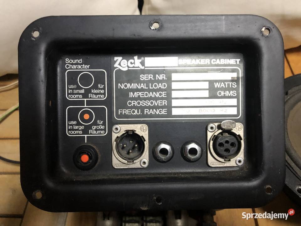 zeck zwrotnice trojdrozne pas 153 400 w 8 ohm