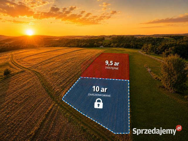 Ogłoszenie działka 950m2 Wielopole Skrzyńskie podkarpackie