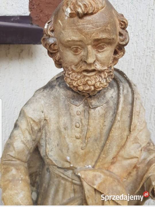 Rzeźba Św Jan Ewangelista piaskowiec około 1800 Orneta