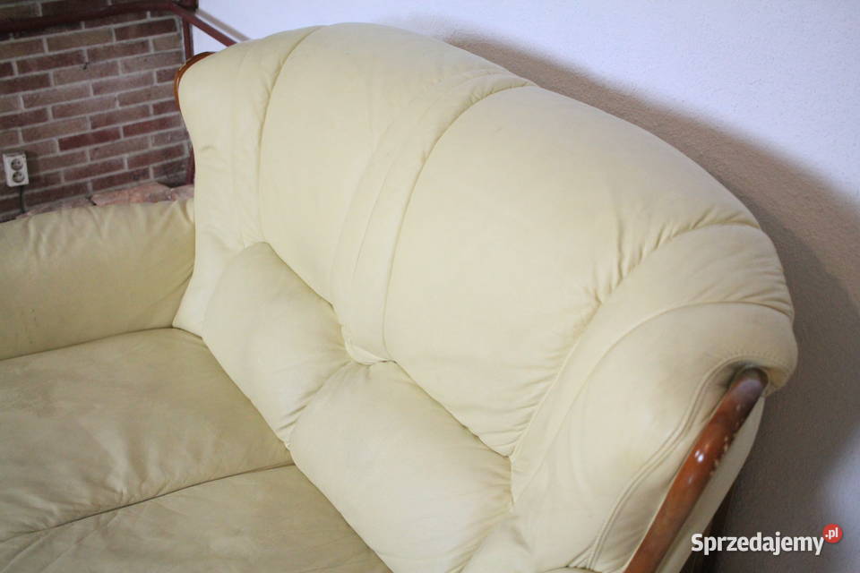 ładna kanapa dwójka skóra 150cm Góra