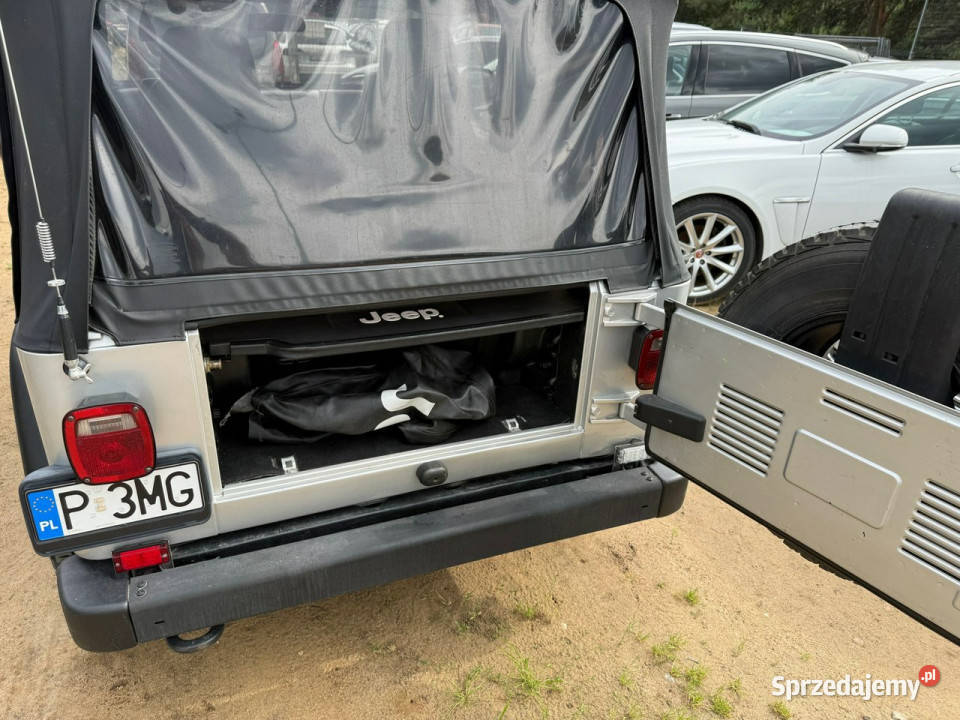 Jeep Wrangler 40 KAT 177 RABAT 18 Nowa Rok produkcji 2003 Wrangler Przeźmierowo