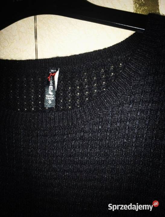 YORKER sweter Z falbanką ANGORĄ Oversize Wkładane przez głowę  Leszno