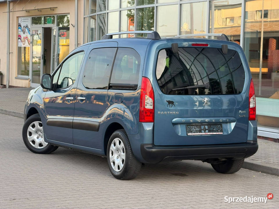 Peugeot Partner Family Klima na tył Panorama 2x niebieski Gostynin
