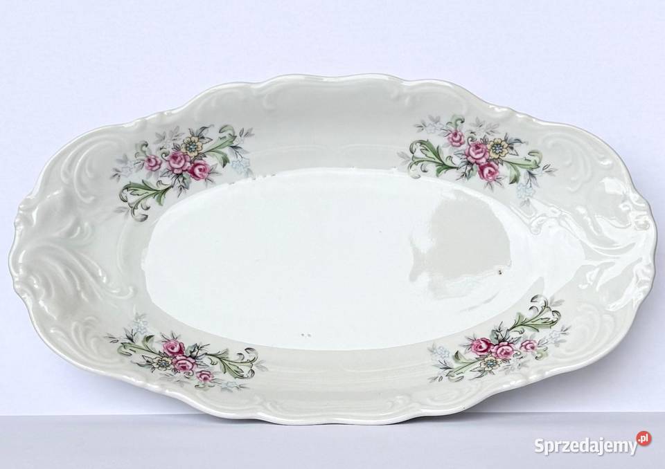Półmisek Wałbrzych biała porcelana vintage lata Kraków