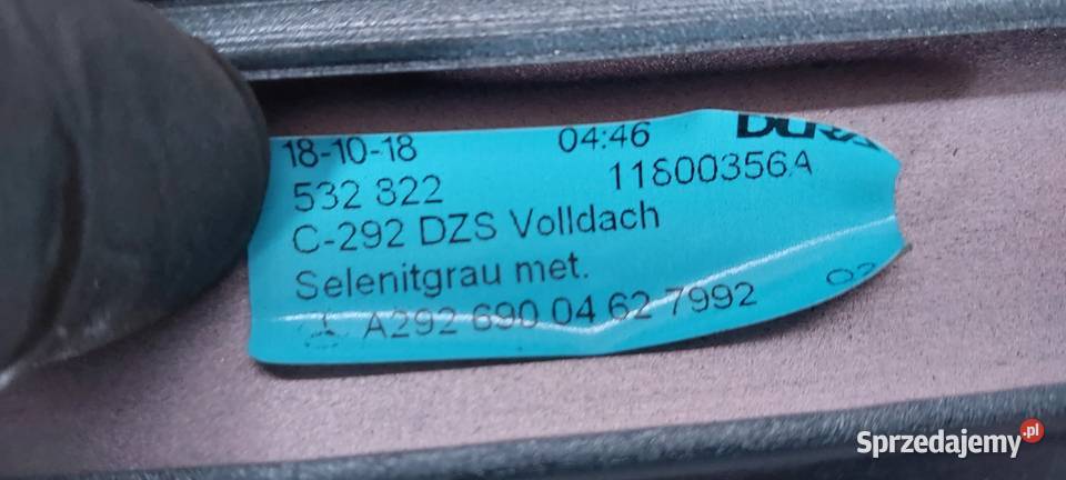 Listwa dachowa dachu MERCEDES GLE W292 osobowe Szczecin sprzedam