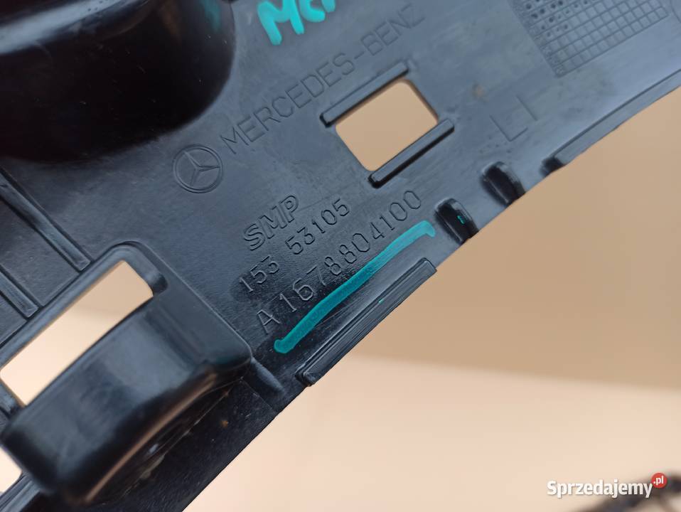 MERCEDES GLE W167 ŚLIZG ZDERZAKA LEWY TYŁ Bieleń