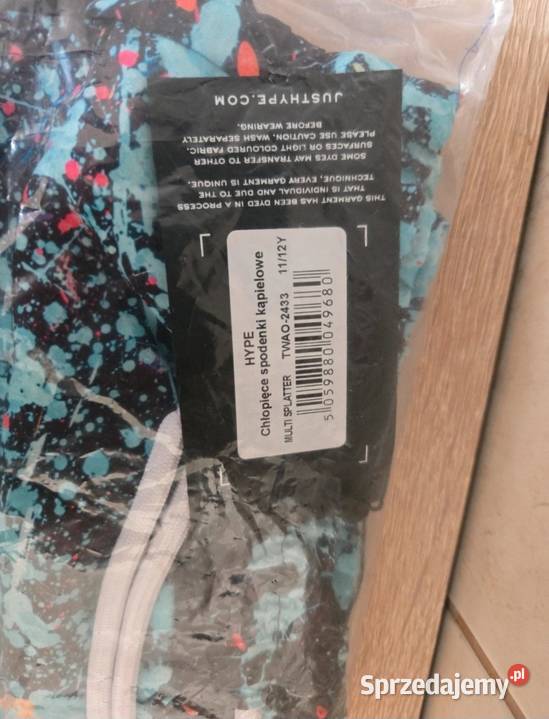 Spodenki kąpielowe męskie Hype 1112 lat nowe z