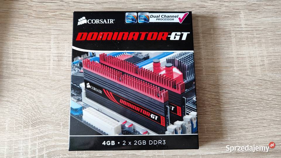 Pamięć RAM Corsair Dominator GT 4GB 2x2GB DDR3 Gdańsk