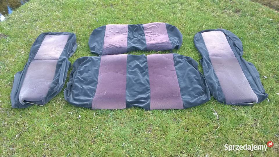 Renault 5 komplet części znaczki Reno i pokrowce Mielec