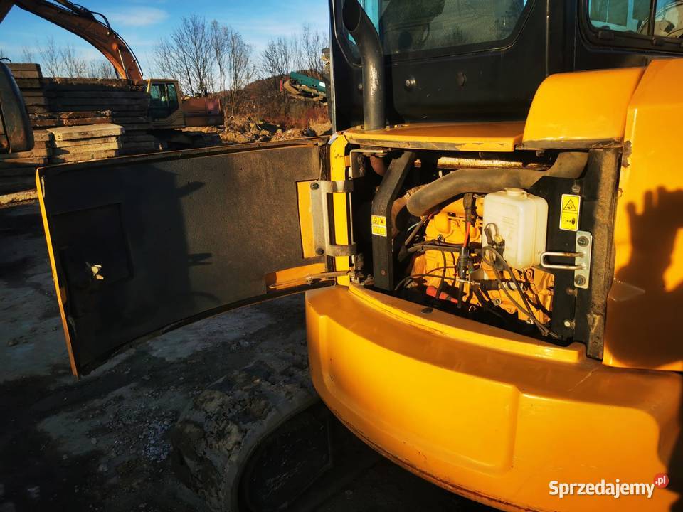 Cat 305 E 2 Koparka gasienicowa Pług Gumowe Cieszyn