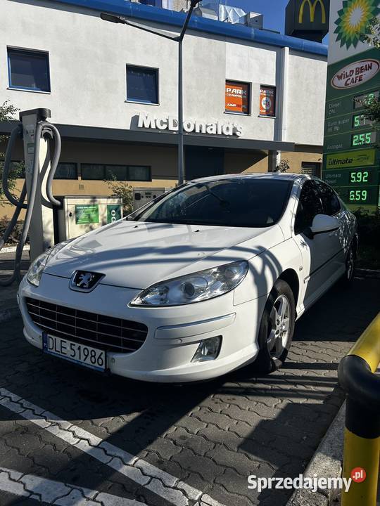 Peugeot 407 sedan 2010 przebieg 222000 elektryczne lusterka dolnośląskie Wrocław