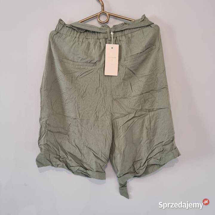Zielone bermudy damskie Cream L Spodnie