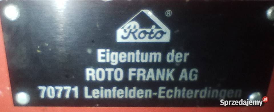 Gilotyna przecinarka do okuć Ustrzyki Dolne