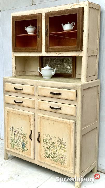 Kredens vintage art deco rustykalny shabby chic 41cm Kredensy i witryny Przeworsk