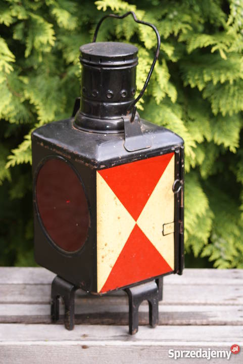 Stara lampa kolejowa naftowa Warszawa