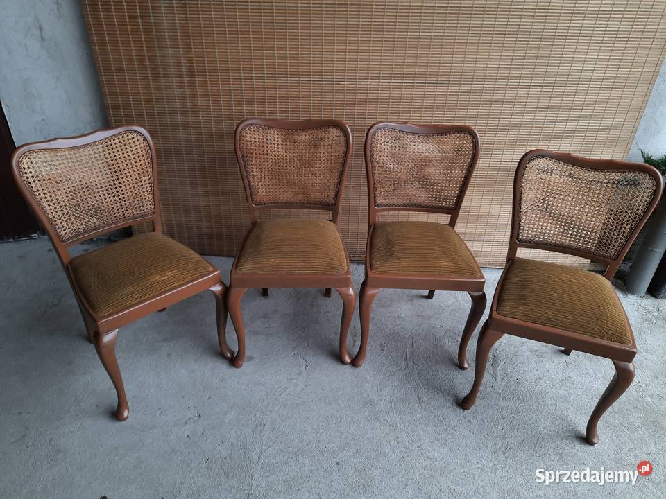 komplet krzeseł 4 sztuki 558 kujawsko-pomorskie sprzedam