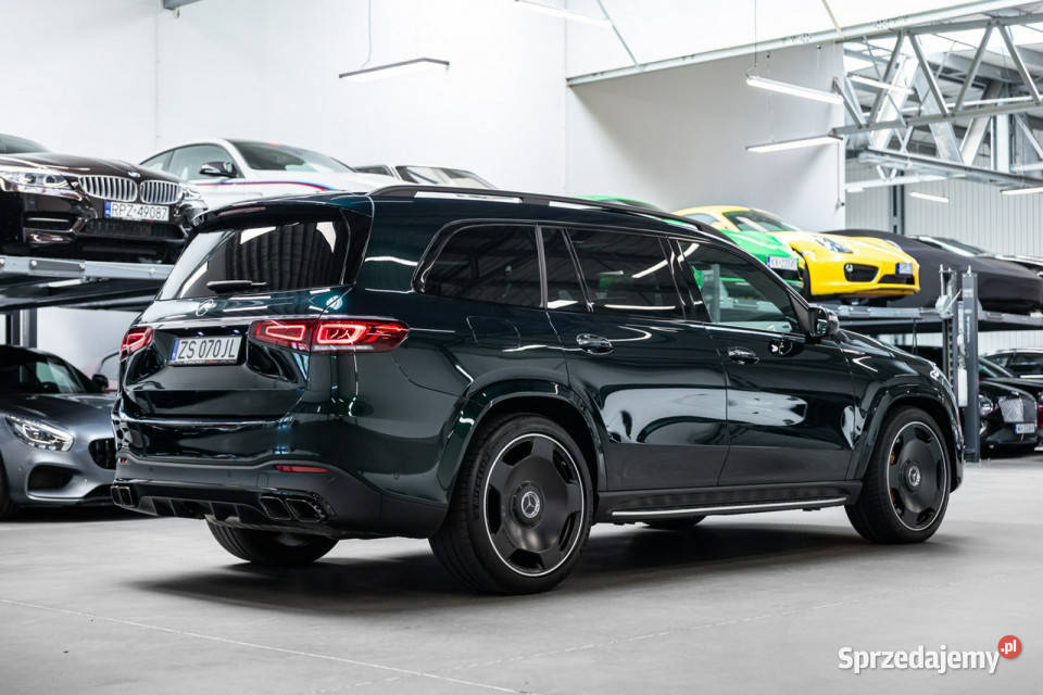 Mercedes GLS Klasa 63 AMG 612 Krajowy Zieleń elektrochrom. lusterko wst. Węgrzce