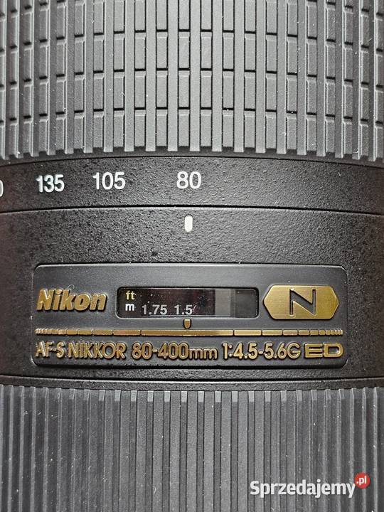 Obiektyw Nikkor AFS 80400 F4556G ED VR Katowice