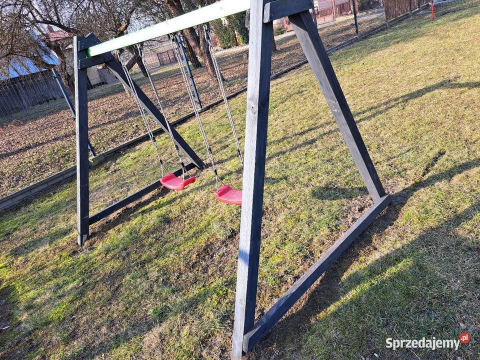 Huśtawka dzieci podwójna plus bramka kipsta Radom