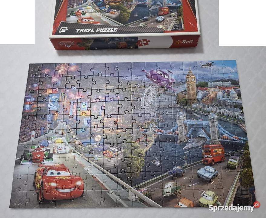 Auta 2 Cars 2 Kolaż 15216 Disney Trefl 160 Trefl Zabawki śląskie