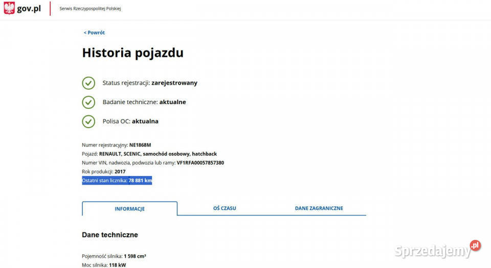 Renault Scenic Diesel Moc 160 Automat Bogata Elbląg sprzedam