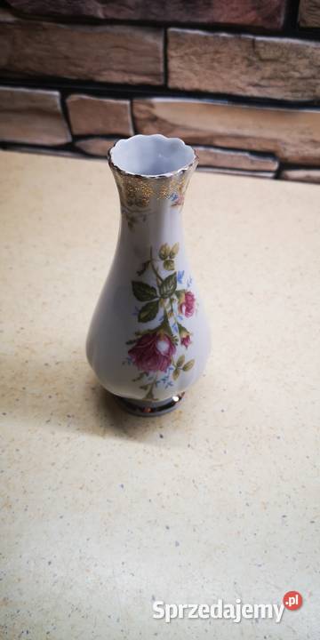 Mały wazonik polskiej fabryki Chodzież seria Gdańsk