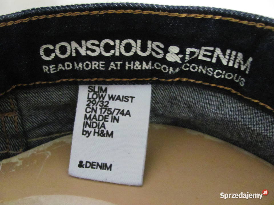 spodnie DENIM slim low waist 2932 CN17574A HM lubelskie Zamość