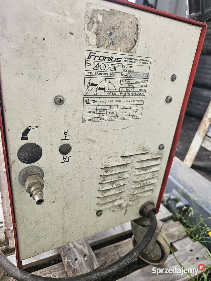 Spawarka Fronius Transtig200 tig mma 380v TR501 Jelcz-Laskowice sprzedam