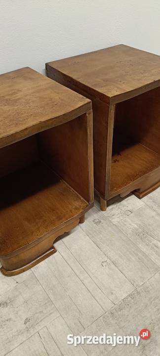 szafki nocne nakastliki arts deco stare vintage Radomsko