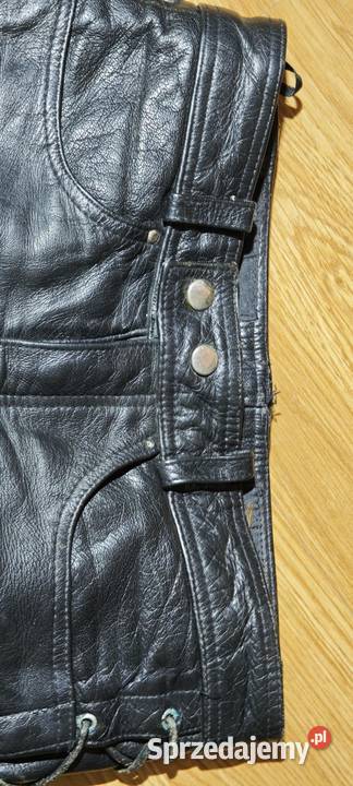 Skórzane spodnie motocyklowe Calfskin Skóra dolnośląskie