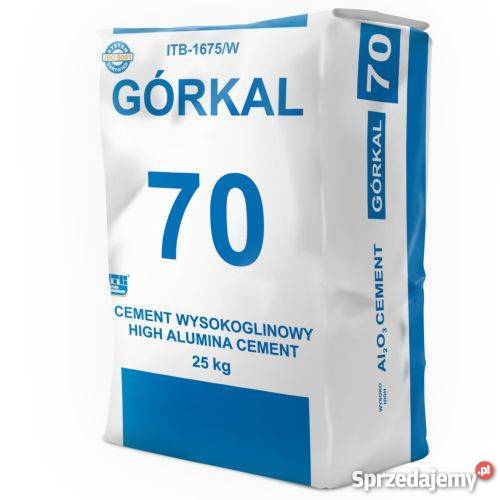 OGNIOODPORNE CEMENTY GÓRKAL GlinowoWapienne śląskie Katowice sprzedam