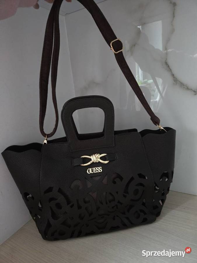 Torebka ażurowa bordo braz mazowieckie Ząbki