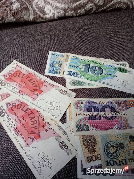 Banknoty PRL Numizmatyka Augustów