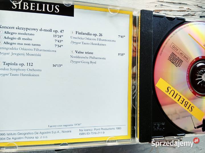 Sibelius koncert skrzypcowy księgarnia muzyczna