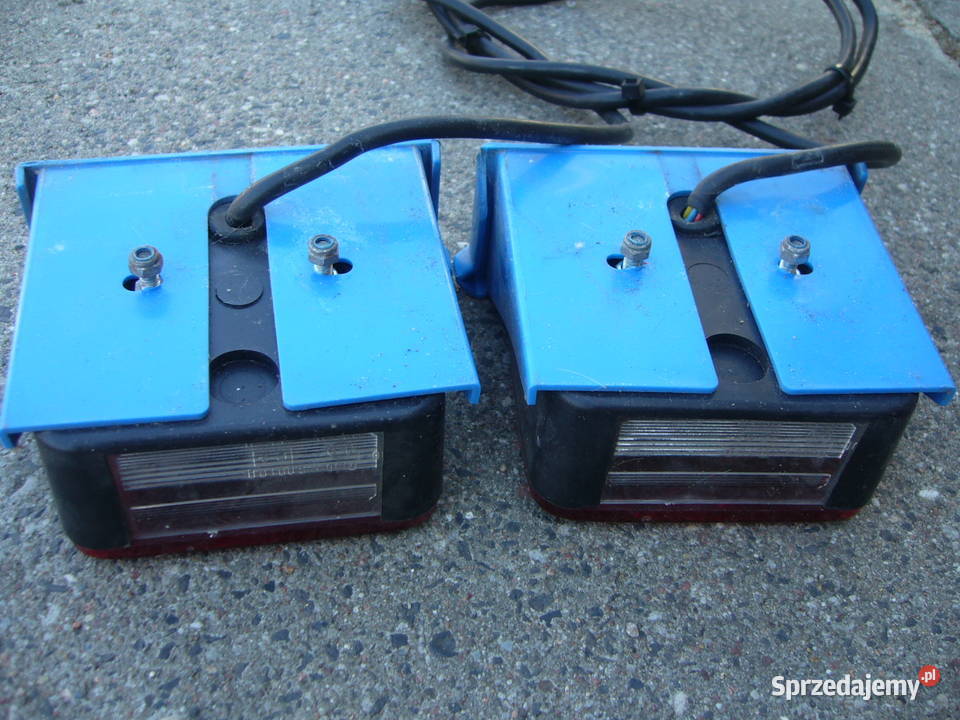 Lampy tylne do przyczepy lawety