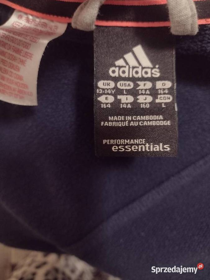 XSS ADIDAS Granatowa bluza sportowa z kapturem Kraków