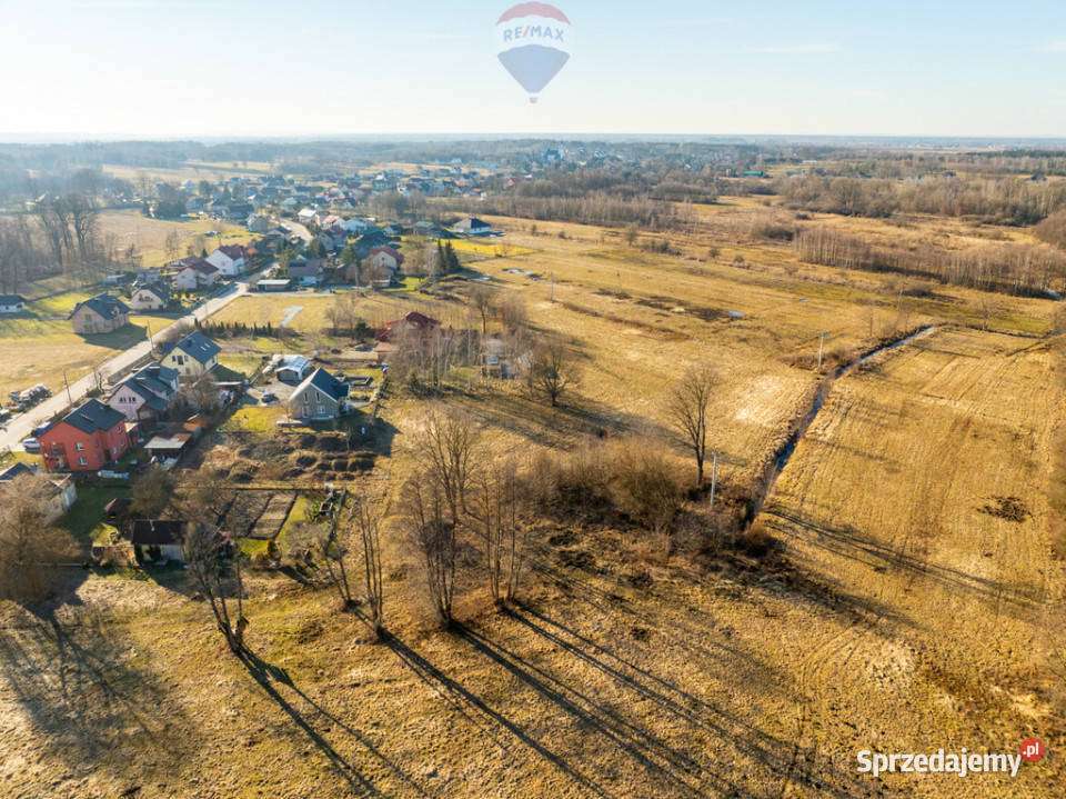 Działka budowlana Borek 951 ar Media 22.25m