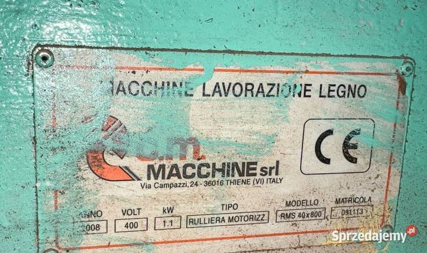 Tunel do impregnacji drewna Macchine TINEVO małopolskie Juszczyn sprzedam