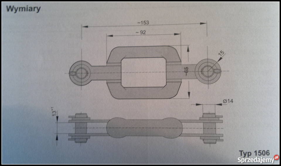 Izolatory trakcyjne odciągowe sprzączkowe typ Dąbrowa Górnicza