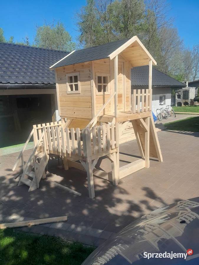 Domek drewniany plac zabaw podkarpackie Straszęcin