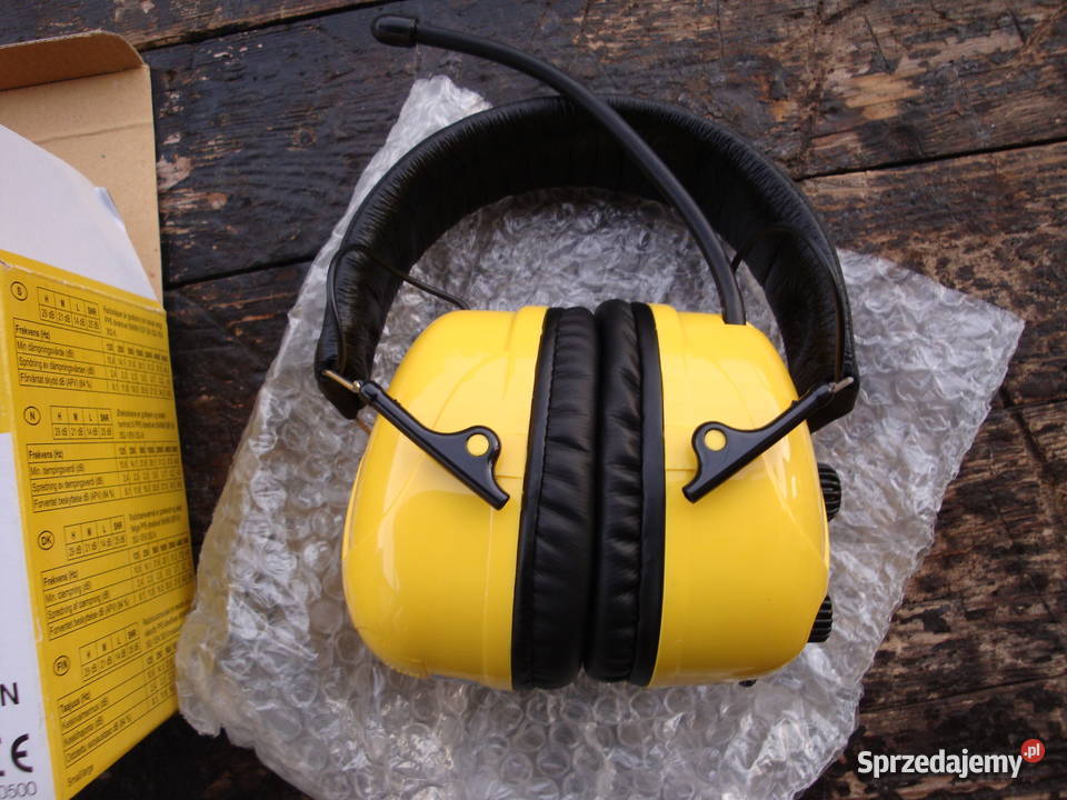 słuchawki bezprzewodowe ochronne z radiem AMFM Słuchawki i głośniki Chrzanów